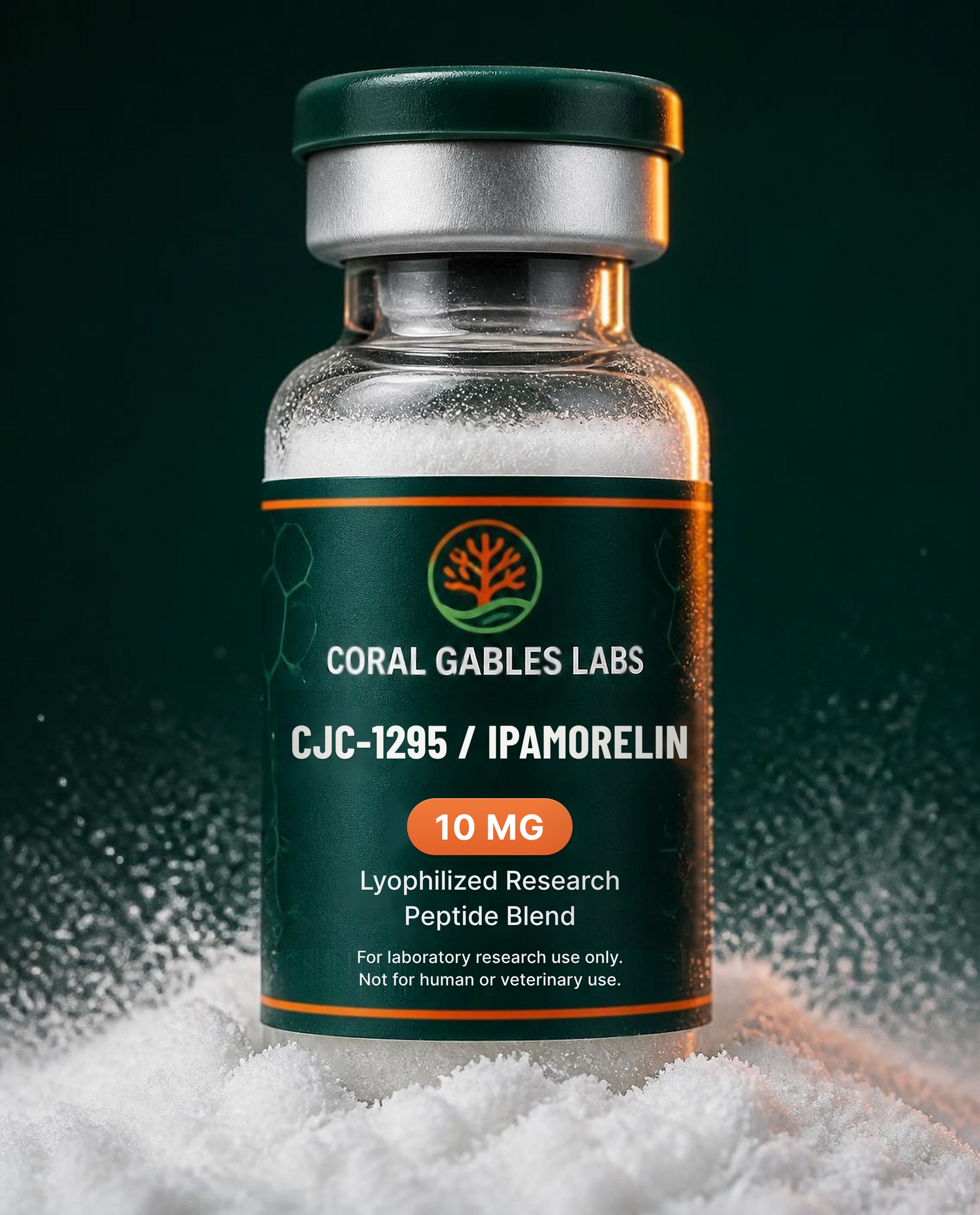 Coral Gables Labs CJC-1295 / Ipamorelin 10mg vial