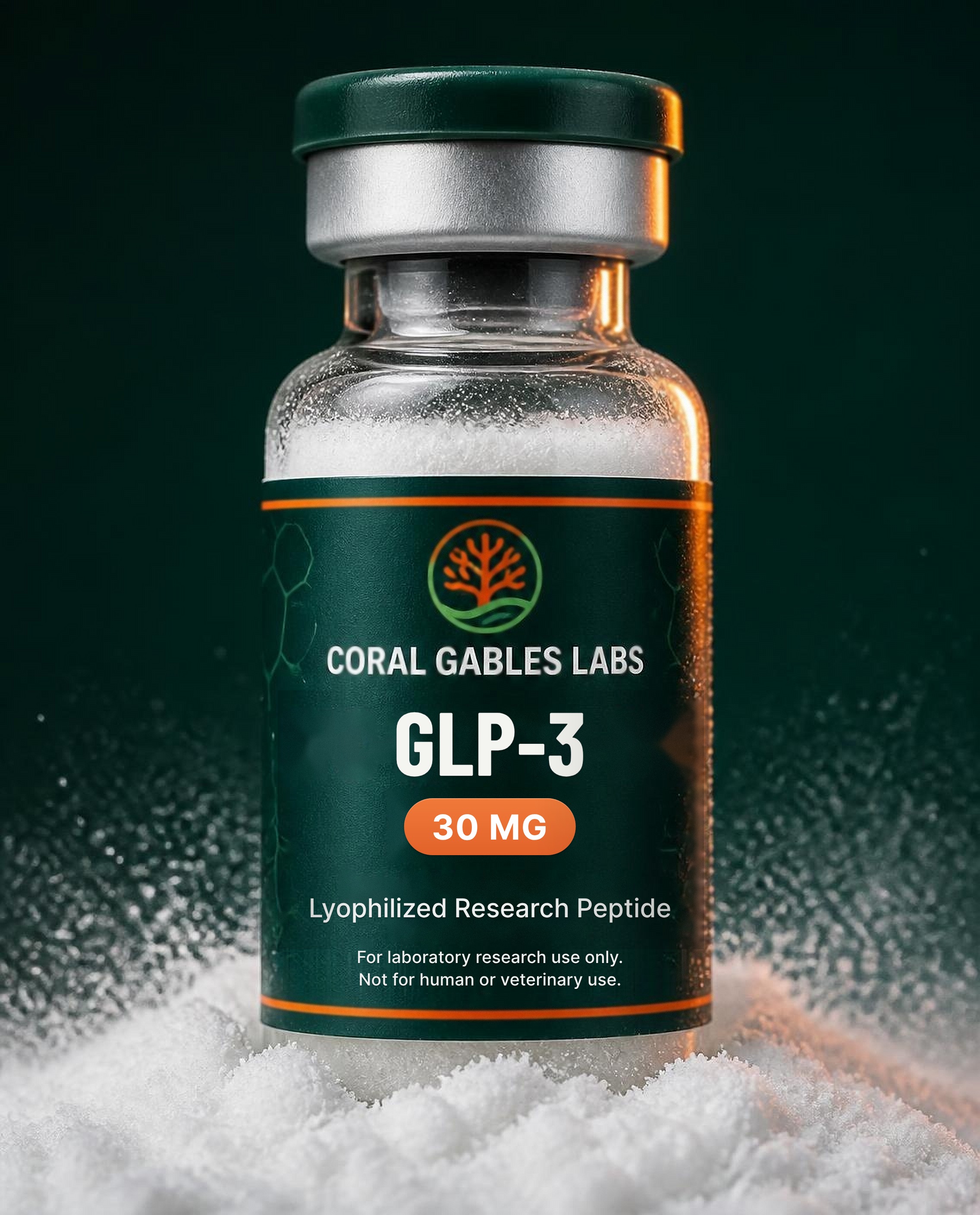 Coral Gables Labs GLP-3 5mg vial