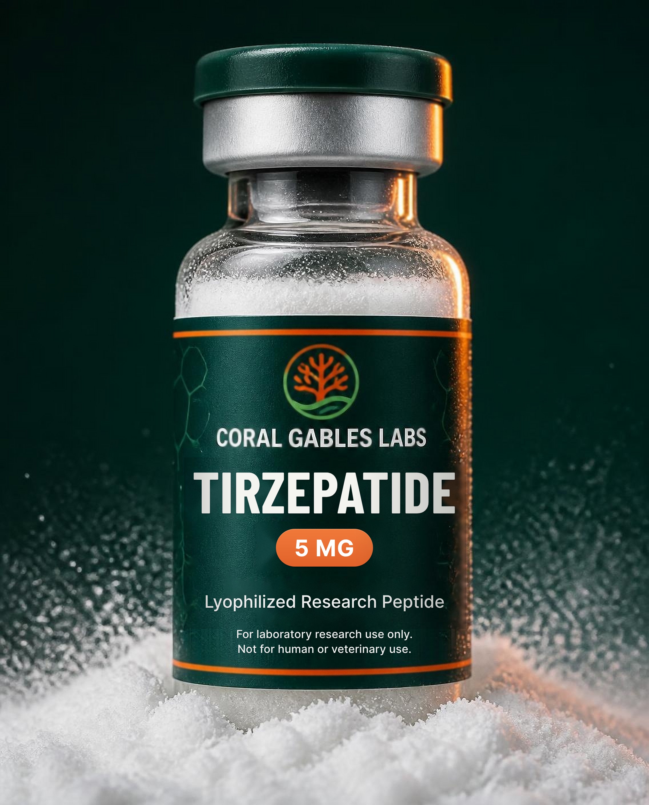 Coral Gables Labs Tirzepatide 5mg vial